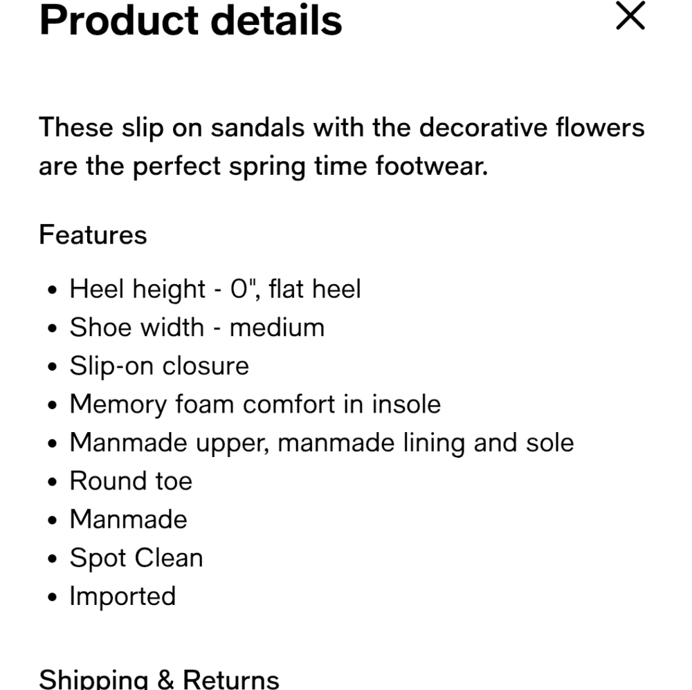 Sugar Brown Floral Embellished Sandals - Picture 9 of 9